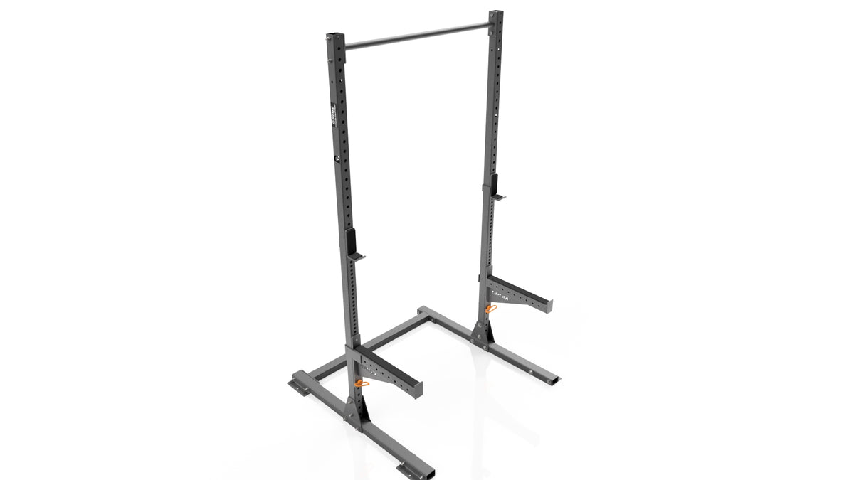 GROM G-1 Free Standing Squat Rack with Spotter Arms – Grom Fitness UK ...